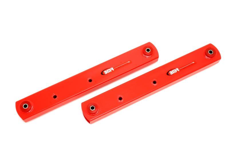 BMR 78-87 G-Body Non-Adj. Boxed Lower Control Arms (Polyurethane) - Red BCA003R Main Image