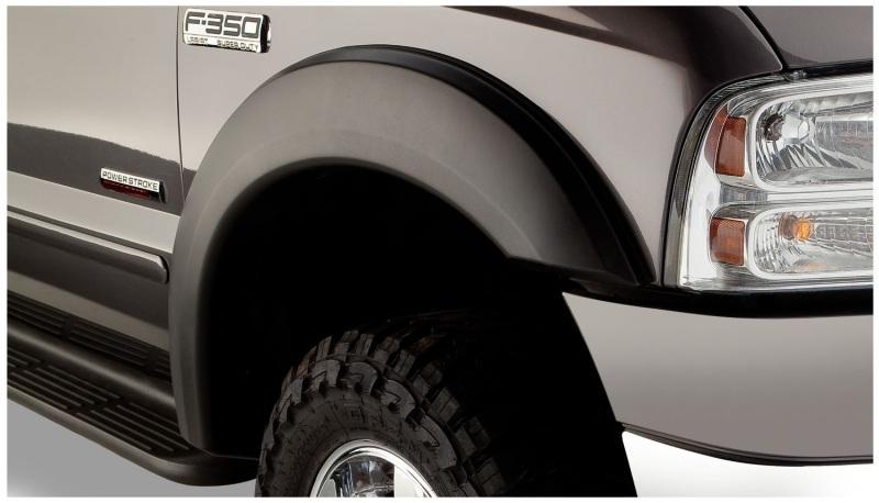 Bushwacker 99-07 Ford F-250 Super Duty Extend-A-Fender Style Flares 2pc - Black 20075-02 Main Image