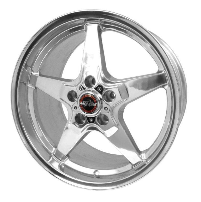 Race Star 92 Drag Star 18x10.50 5x4.50bc 7.63bs Direct Drill Polished Wheel 92-805154DP