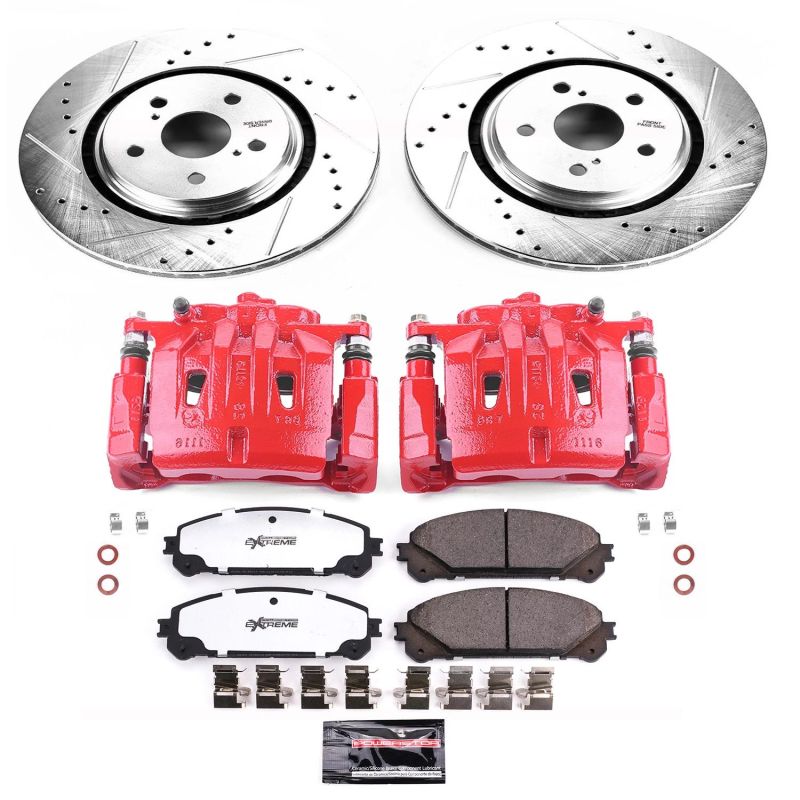 PowerStop PSB Z36 Truck & Tow Kit w/Cals Brakes, Rotors & Pads Brake Kits - Performance D&S main image