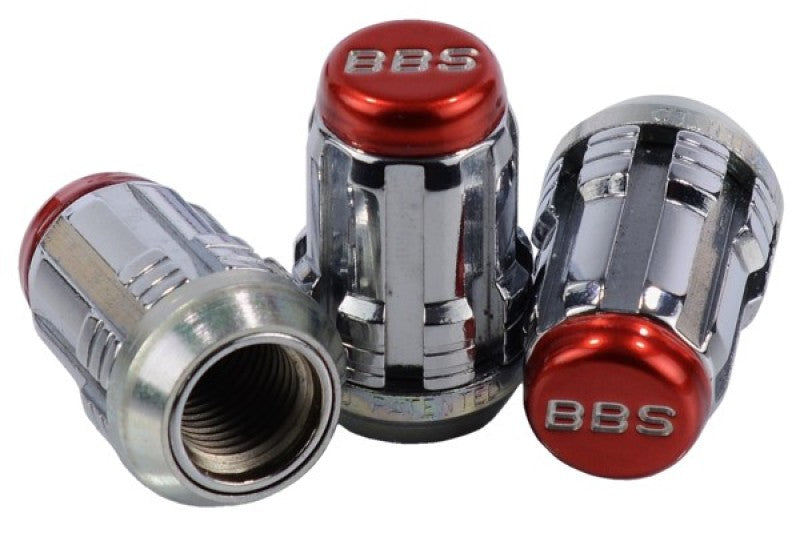 BBS McGard Lug Nut Set 12x1.5 Red LGM15R