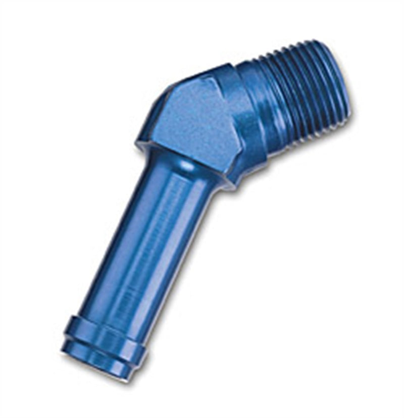 Russell -6 AN 45° Pipe To Tube (Blue Finish)