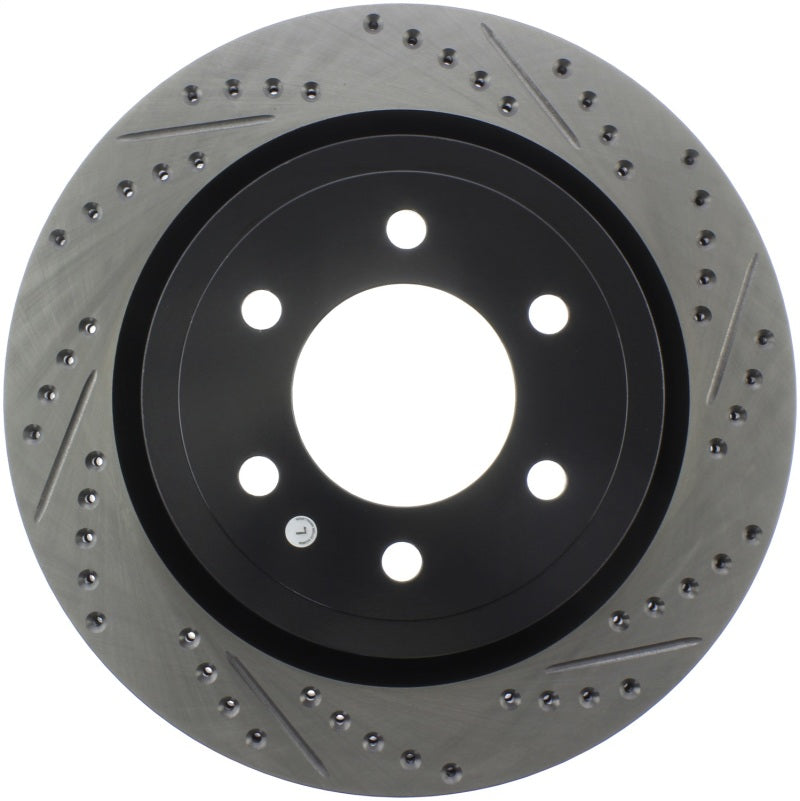 StopTech Slotted & Drilled Sport Brake Rotor - Rear Left 127.65153L