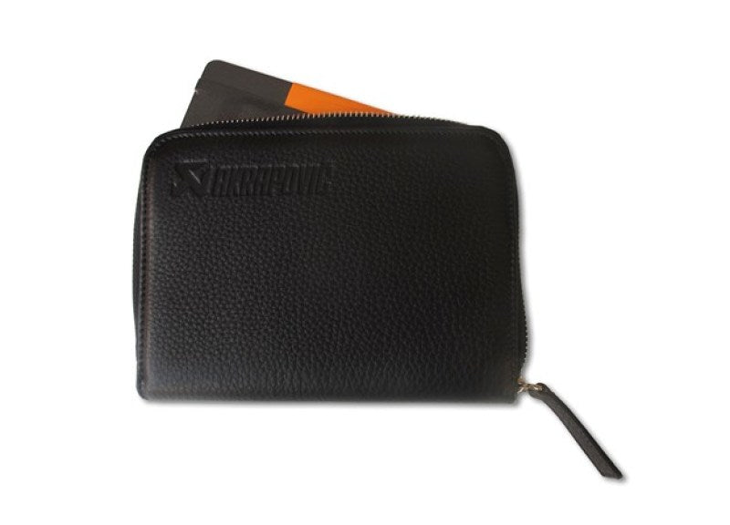 Akrapovic Leather Zip Notebook (M) black 800940