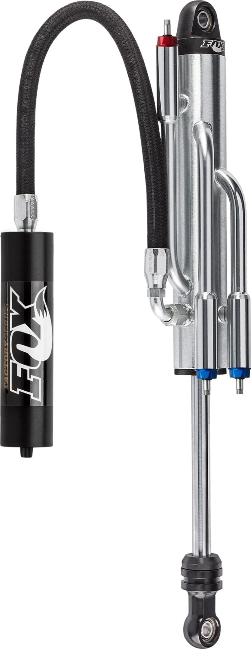 Fox 2.5 Factory Series 10in. Remote Res. 3-Tube Bypass Shock (2 Cmp/1 Reb) 7/8in. Shft(21/70) - Blk 980-02-138 Main Image