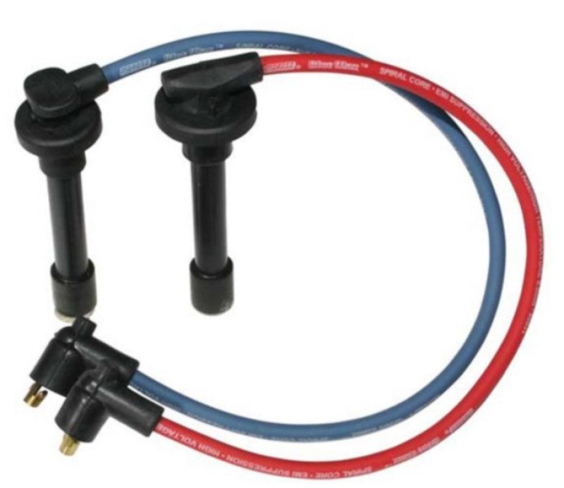 Moroso Custom Ignition Wire Set - Blue Max - Spiral Core - Colored High Temp Wire Separators - Red 72682