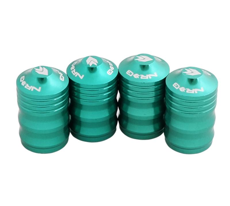 NRG Aluminum Sport Style Valve Stem Cap - Green VS-100GN Main Image