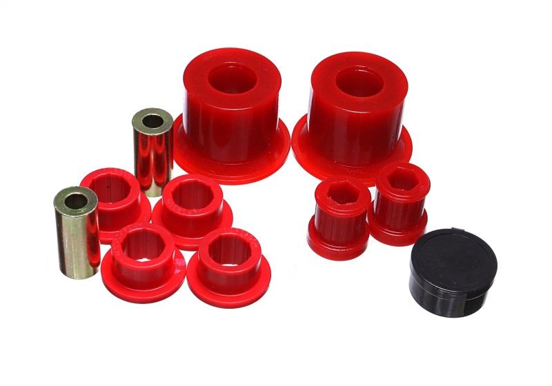 Energy Suspension 05-14 VW Jetta (Base) / 06-09 VW GTI Front Control Arm Bushing Set - Red 15.3120R Main Image