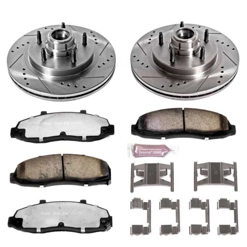 PowerStop PSB Z36 Truck & Tow Kit Brakes, Rotors & Pads Brake Kits - Performance D&S main image