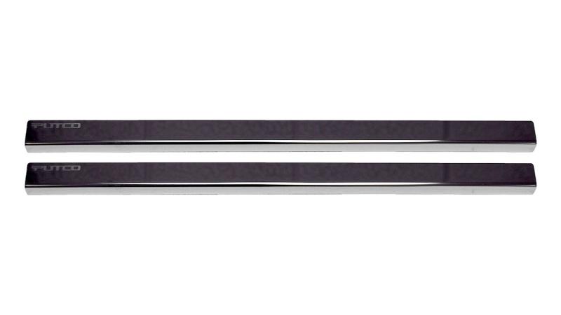 Putco 2019 Chevy Silv LD / GMC SierraáLD Fits Dbl Cab & Reg Cab (2pcs) Black Platinum Door Sills 95181BP Main Image