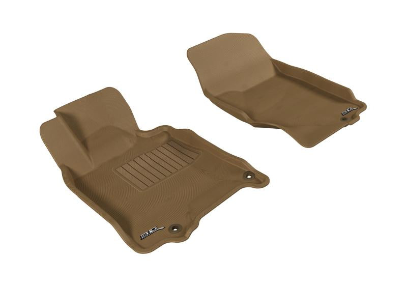 3D MAXpider 2007-2015 Infiniti Q40/Q60/G35/37 Kagu 1st Row Floormat - Tan L1IN00611502 Main Image