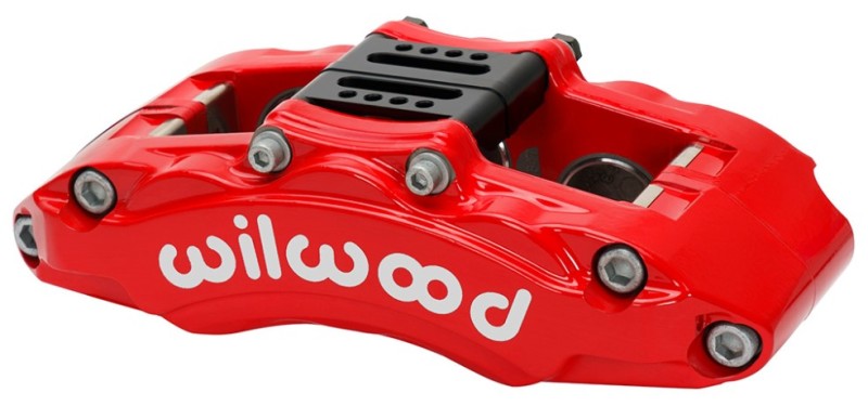 Wilwood Caliper - AT6 Lug Mount Red 1.75in/1.38in/1.38in Piston .75in Rotor - Right Side 120-14850-RD