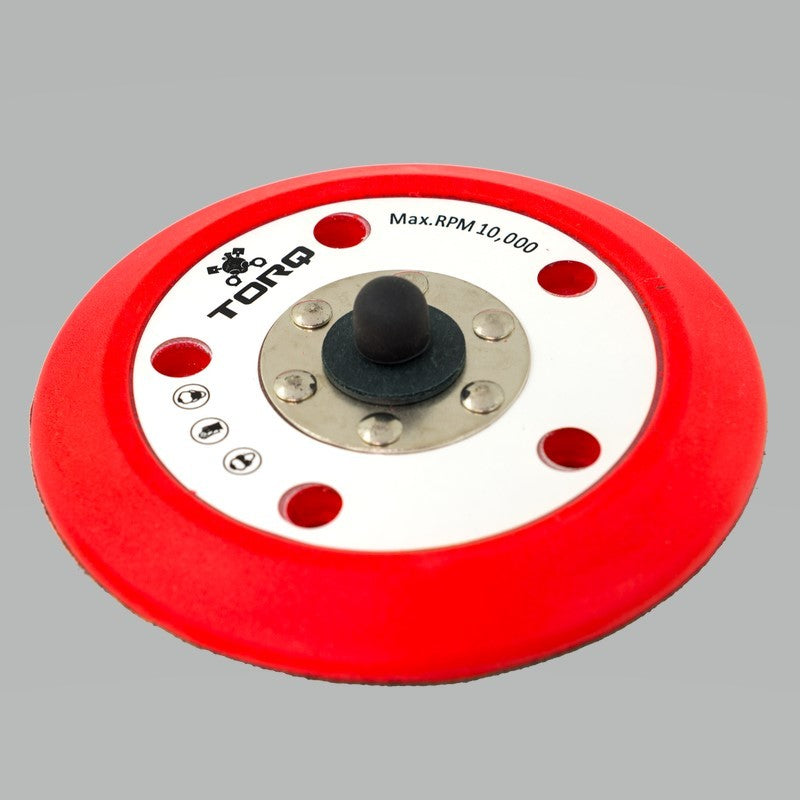 Chemical Guys TORQ R5 Dual-Action Red Backing Plate w/Hyper Flex Technology - 5in (P12) BUFLC_201