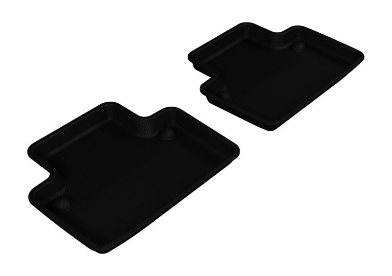 3D MAXpider 2003-2014 Volvo XC90 Kagu 2nd Row Floormats - Black L1VV00421509 Main Image