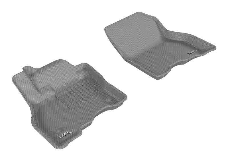 3D MAXpider 2013-2019 Nissan Leaf Kagu 1st Row Floormat - Gray L1NS09311501 Main Image