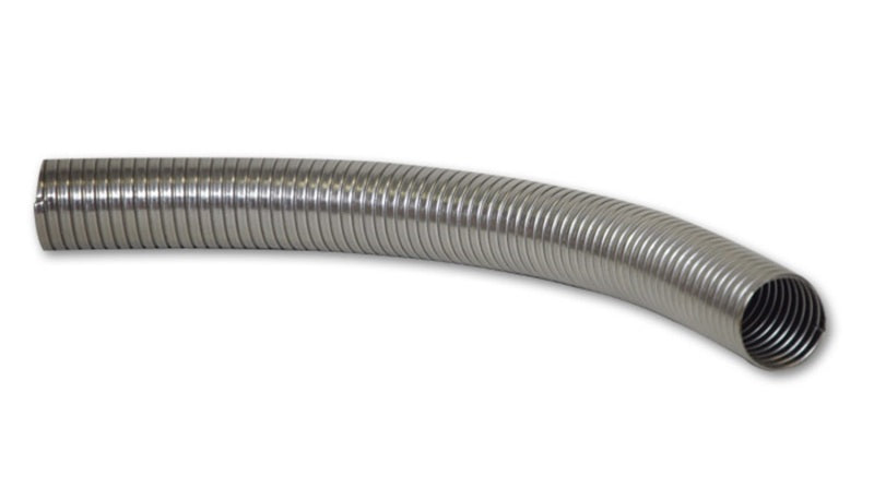 Vibrant 38mm I.D. x 20" Long Stainless Steel Interlock Hose