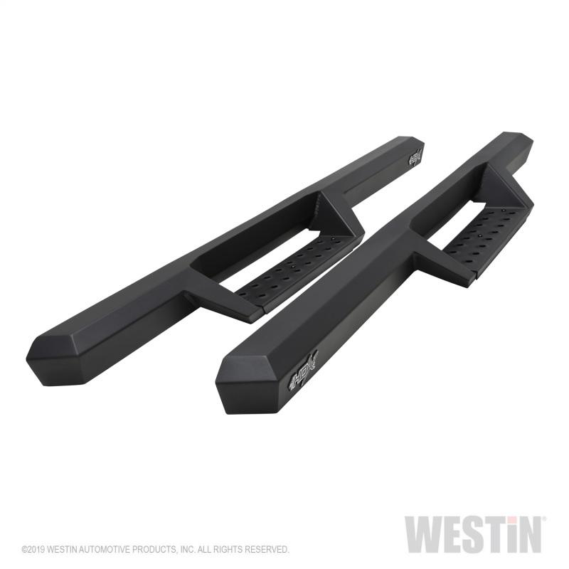 Westin 19-20 Chevrolet Silverado / GMC Sierra 1500 HDX Drop Nerf Step Bars - Textured Black 56-14115 Main Image