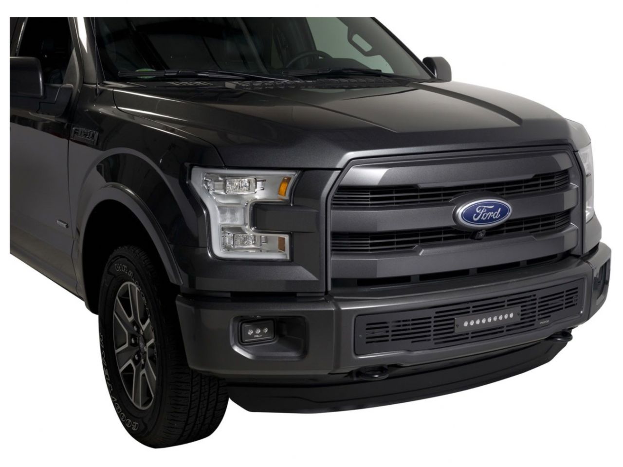 Putco 2015-2017, Ford F150 - Stainless Steel Black Bar Design w/10" Luminix