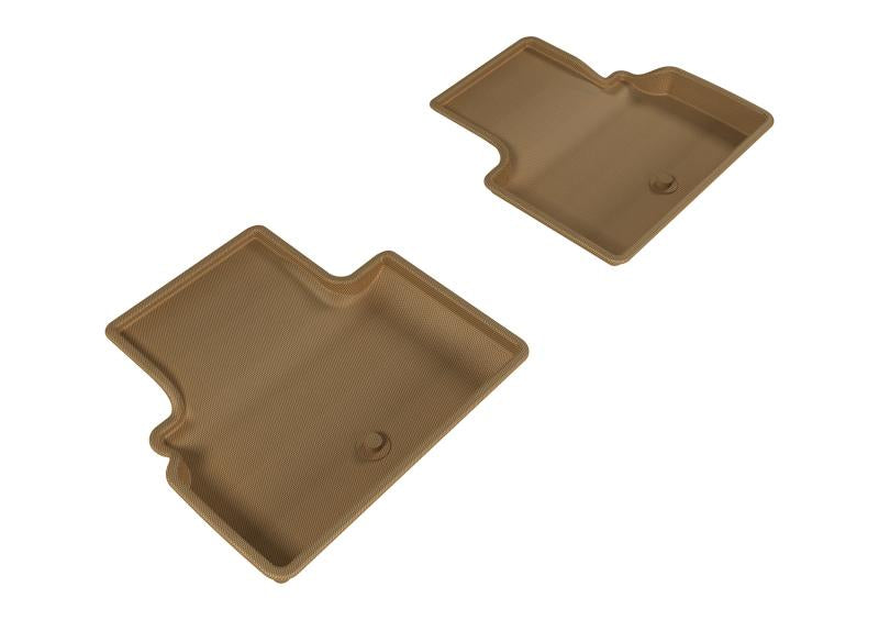 3D MAXpider 2014-2020 Infiniti Q50/Q60 Kagu 2nd Row Floormats - Tan L1IN01721502 Main Image