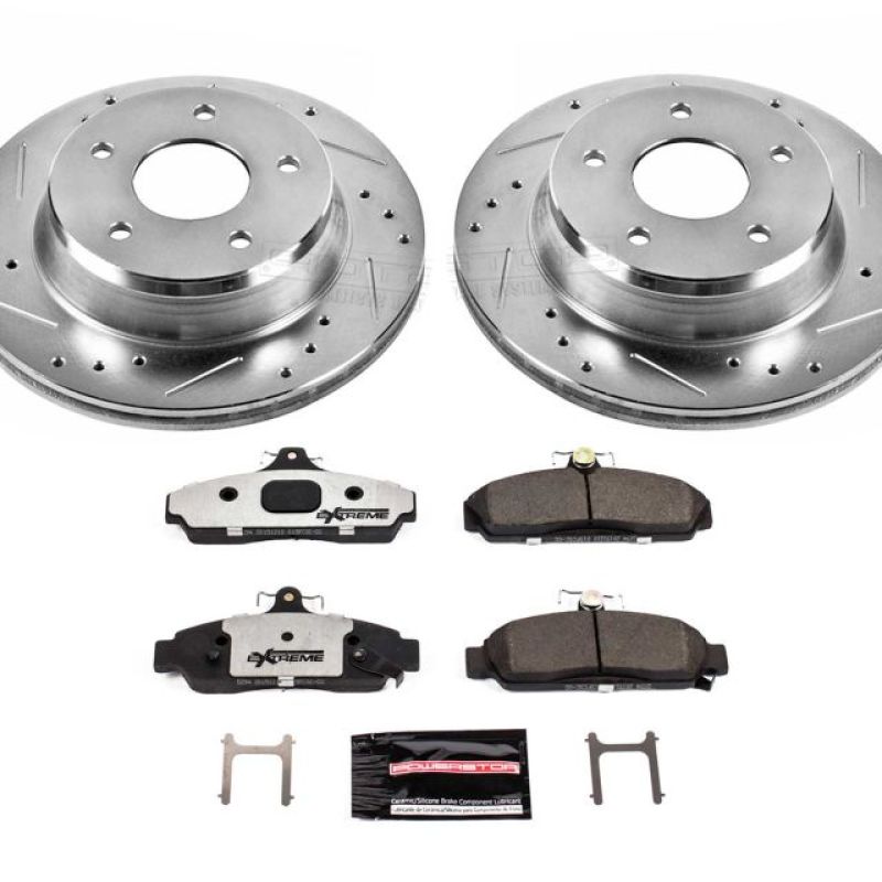 PowerStop PSB Z26 Street Warrior Kit Brakes, Rotors & Pads Brake Kits - Performance D&S main image