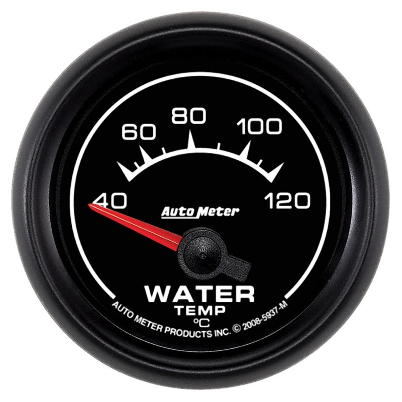 Autometer ES 52mm 40-120 Deg C Short Sweep Electric Water Temperature Gauge 5937-M