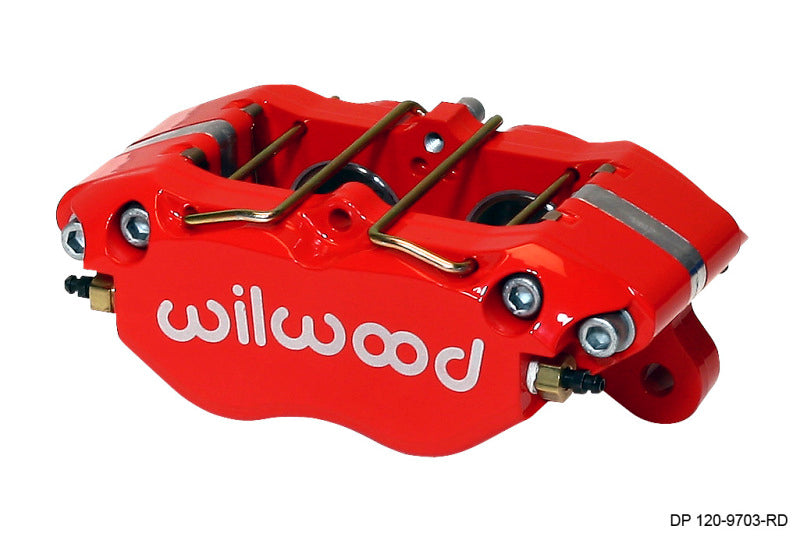 Wilwood Caliper-Dynapro, 5.25" mt. - Red, 1.38" Pistons, .81"