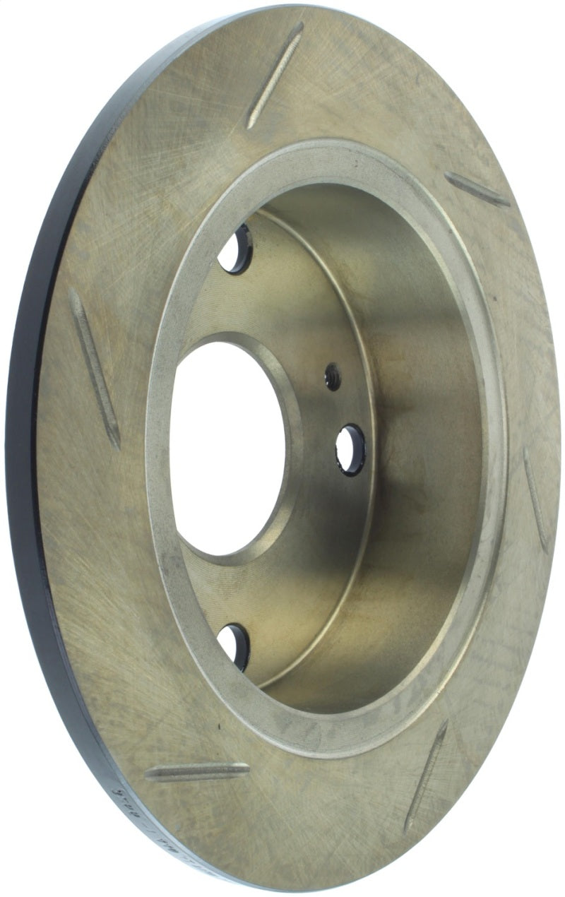 StopTech Sport Slotted Brake Rotor; Rear Left