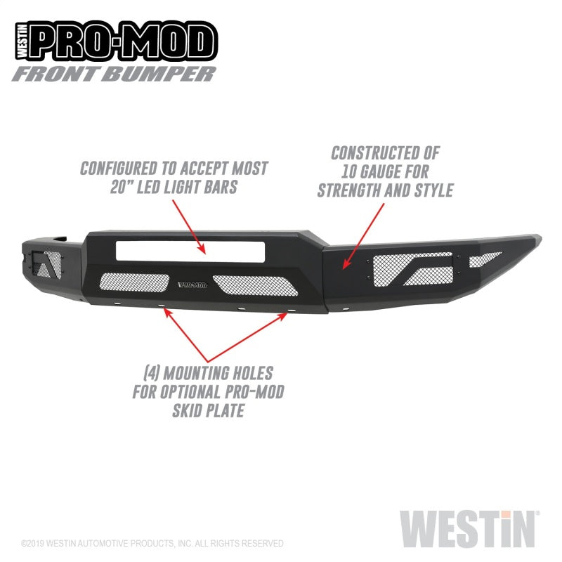 Westin WES Pro-Mod Bumpers Bumpers Bumpers - Steel main image