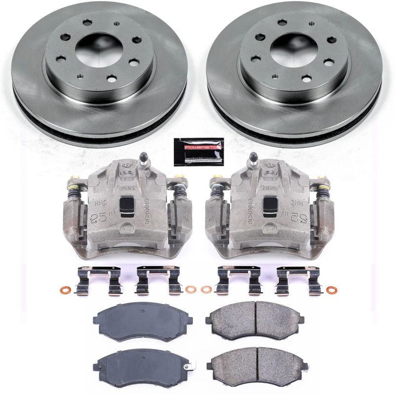 PowerStop PSB Autospecialty Kit w/Cals Brakes, Rotors & Pads Brake Kits - OE main image