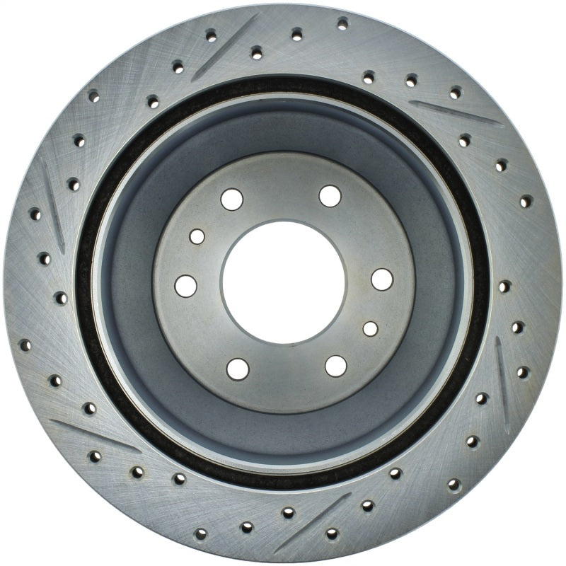 StopTech Select Sport 02-09 Chevrolet Trailblazer Slotted & Drilled Left Rear Brake Rotor 227.66052L