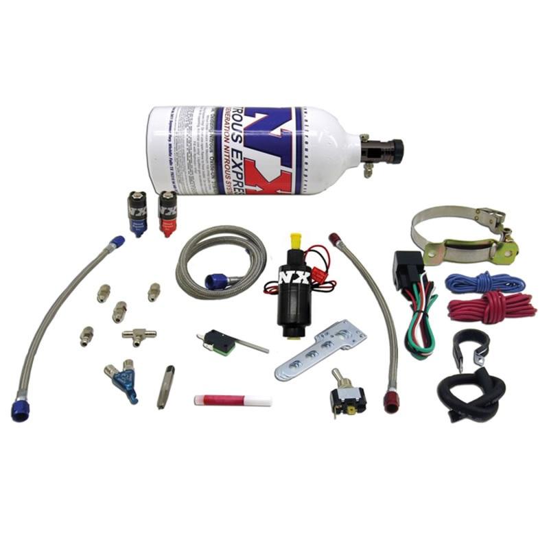 Nitrous Express Single Cyl Piranha Nitrous Kit w/2.5lb Bottle 60011P Main Image