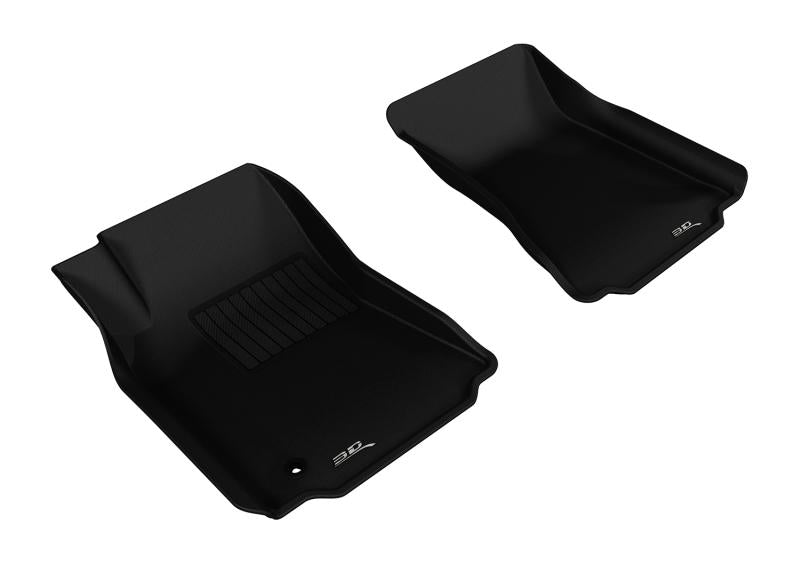 3D MAXpider 2009-2013 Cadillac CTS Kagu 1st Row Floormat - Black L1CD00711509 Main Image