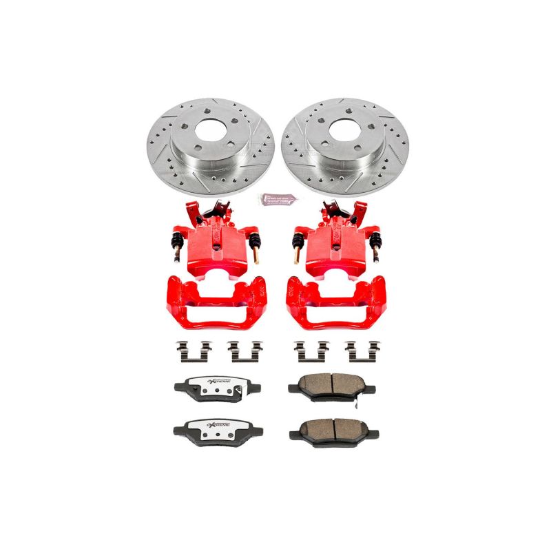 PowerStop PSB Z26 Street Kit w/Cals Brakes, Rotors & Pads Brake Kits - Performance D&S main image