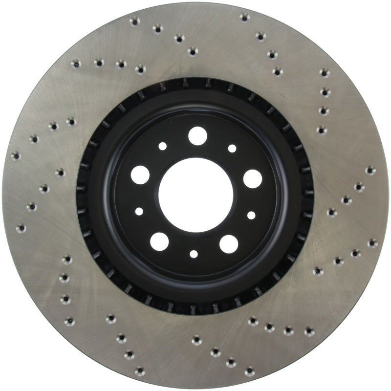 StopTech Sport Cryo Cross Drilled Brake Rotor; Front Right