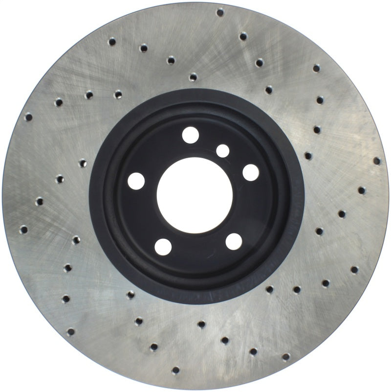 StopTech Sport Cryo Cross Drilled Brake Rotor; Rear Left