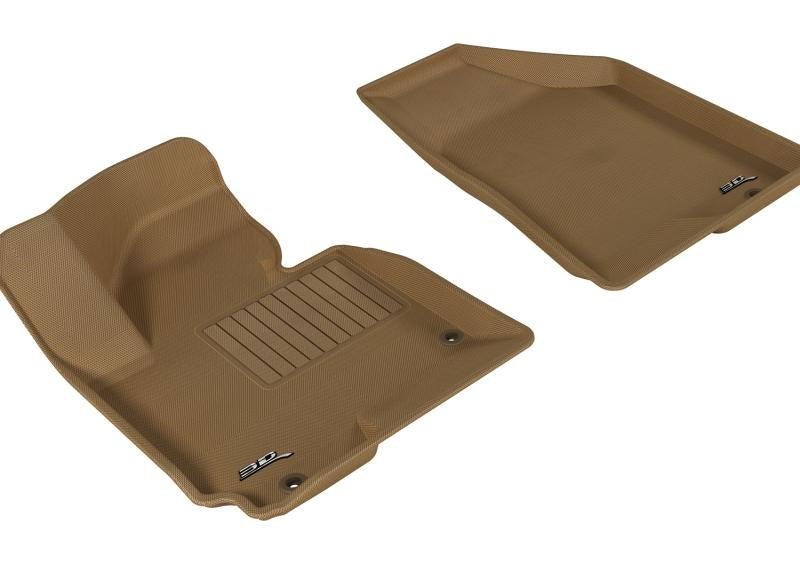 3D MAXpider 2011-2013 Kia/Hyundai Sportage/Tucson Kagu 1st Row Floormat - Tan L1KA00711502 Main Image