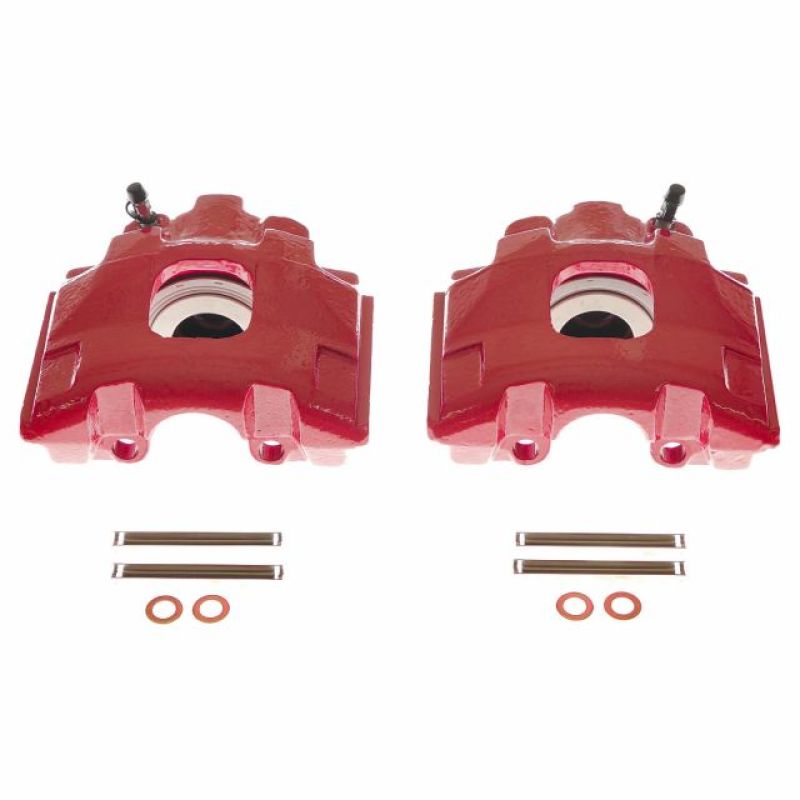 PowerStop PSB Red Calipers Brakes, Rotors & Pads Brake Calipers - Perf main image