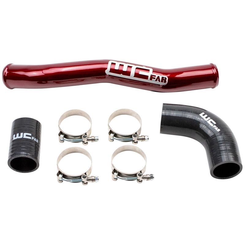 Wehrli 2020+ Chevrolet 6.6L L5P Duramax Upper Coolant Pipe - WCFab Red WCF100541-RED