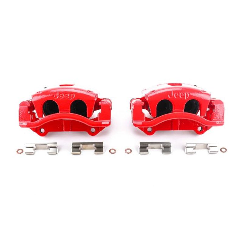 PowerStop PSB Red Calipers Brakes, Rotors & Pads Brake Calipers - Perf main image