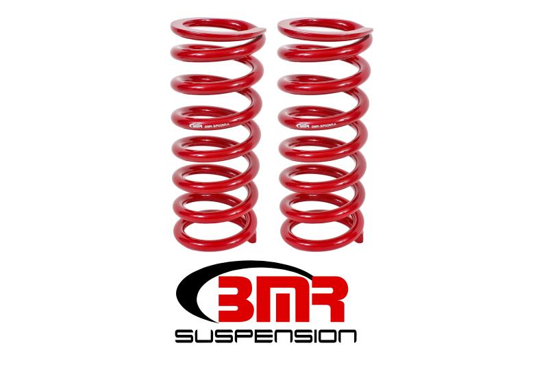 BMR 79-04 Fox Mustang Front Lowering Springs - Red SP028R Main Image