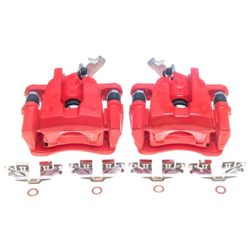 PowerStop PSB Red Calipers Brakes, Rotors & Pads Brake Calipers - Perf main image