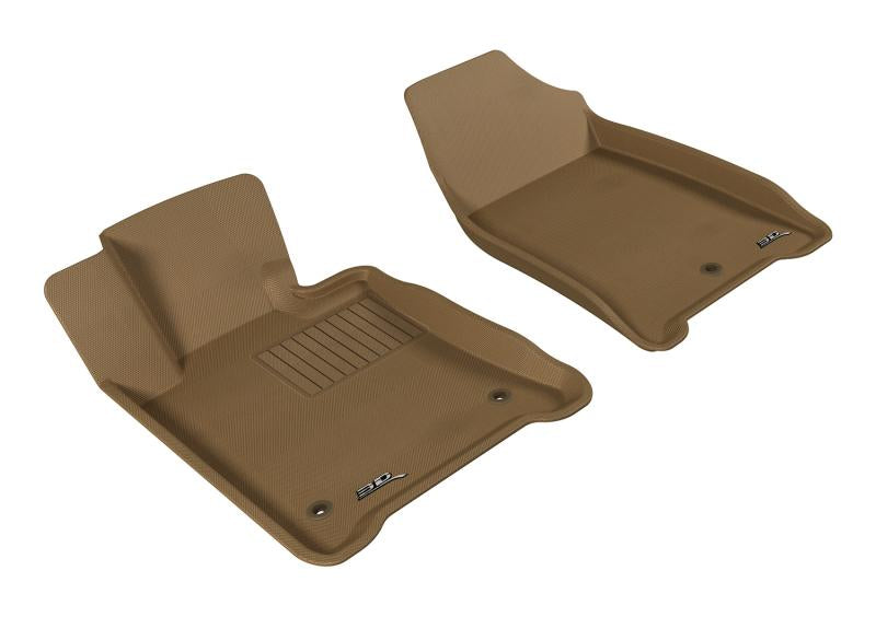 3D MAXpider 2009-2014 Acura TL FWD Kagu 1st Row Floormat - Tan L1AC00311502 Main Image