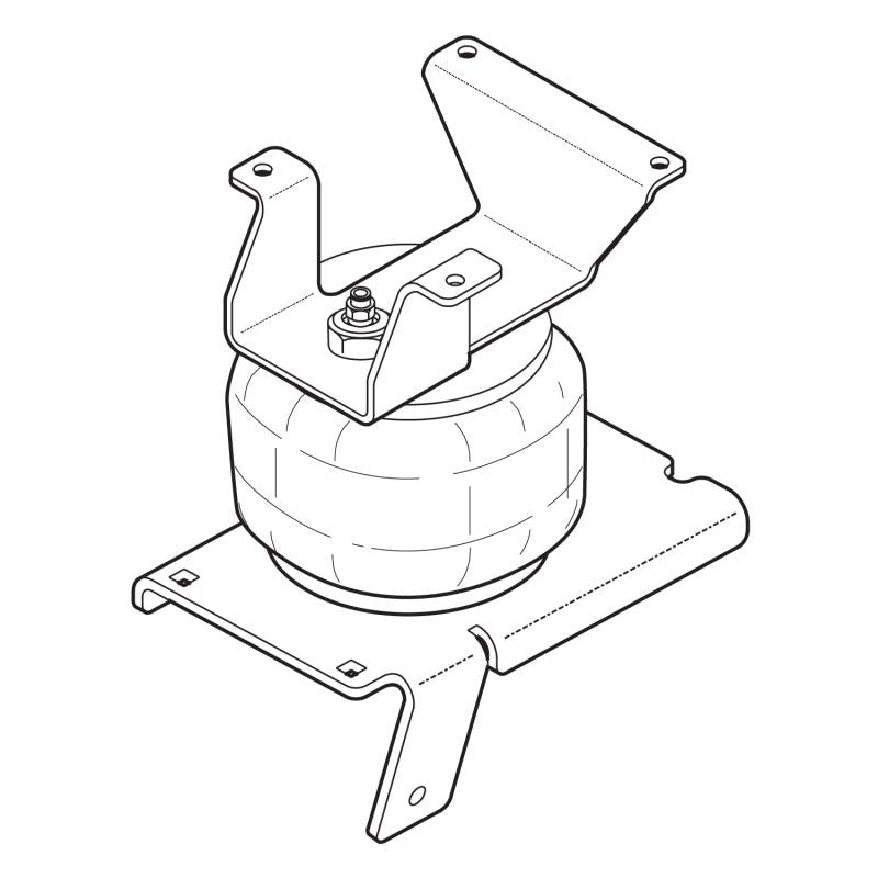 Firestone Ride-Rite Air Helper Spring Kit Rear 03-09 GM G1500 (W217602423) 2423 Main Image