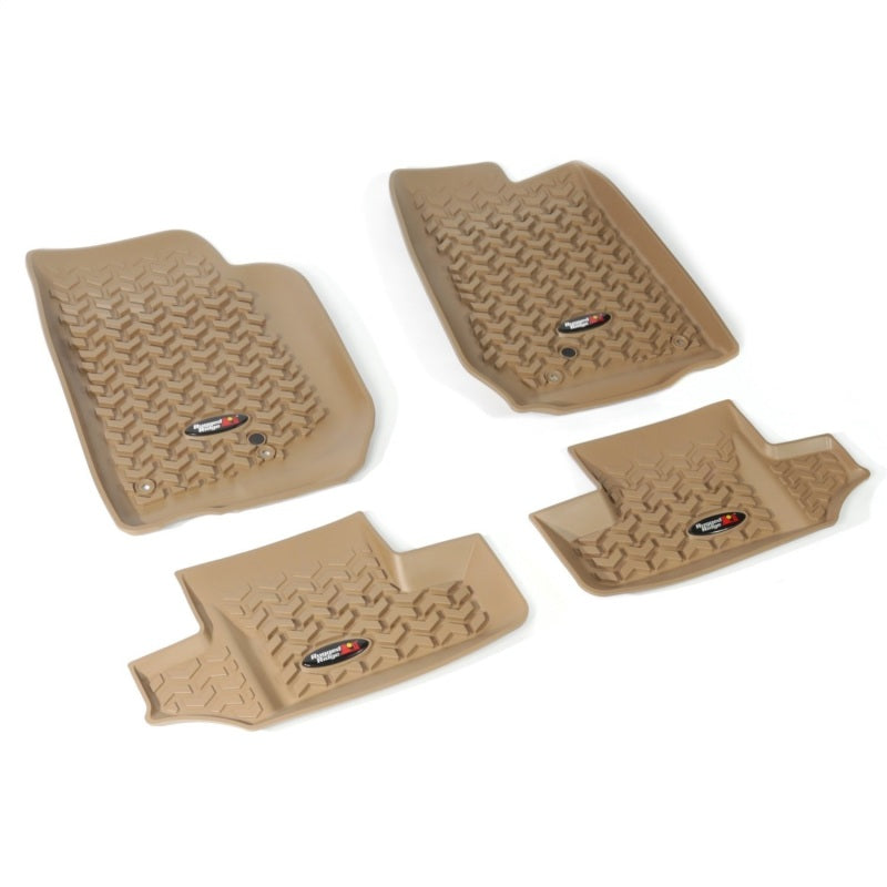 Rugged Ridge RUG Floor Liners - Tan Floor Mats Floor Mats - Rubber main image