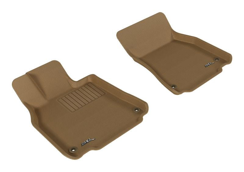 3D MAXpider 2007-2012 Lexus LS460/LS460L Kagu 1st Row Floormat - Tan L1LX04011502 Main Image