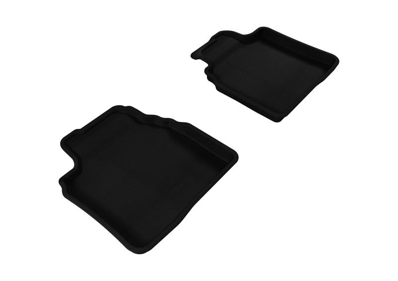 3D MAXpider 2009-2013 Mazda Mazda6 Kagu 2nd Row Floormats - Black L1MZ04521509 Main Image