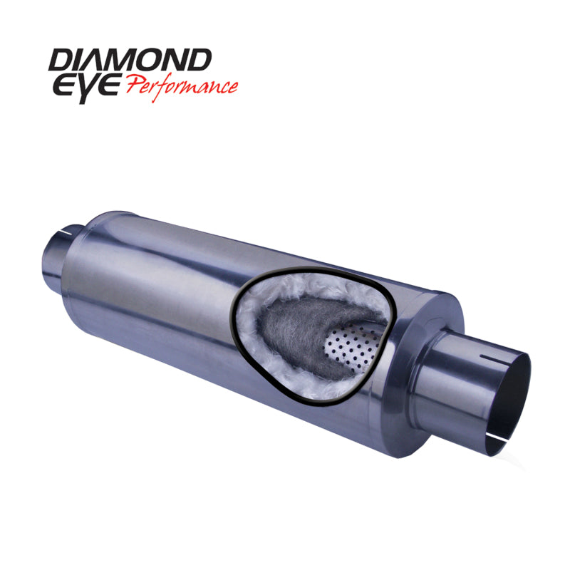 Diamond Eye Performance DEP Muffler SS Exhaust, Mufflers & Tips Muffler main image