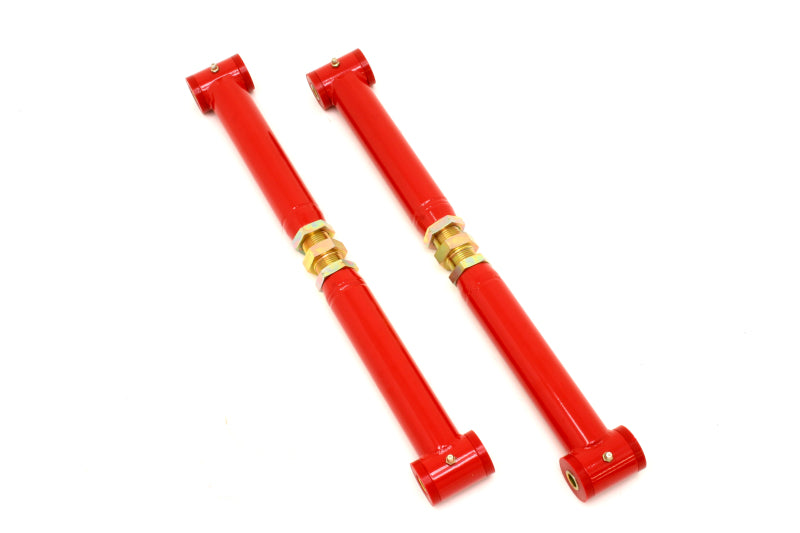 BMR 82-02 3rd Gen F-Body Xtreme Chrome Moly Lower Control Arms On-Car Adj. (Poly) - Red XCA001R