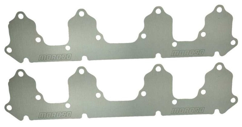 Moroso Ford FE Exhaust Block Off Storage Plate - Pair 25172