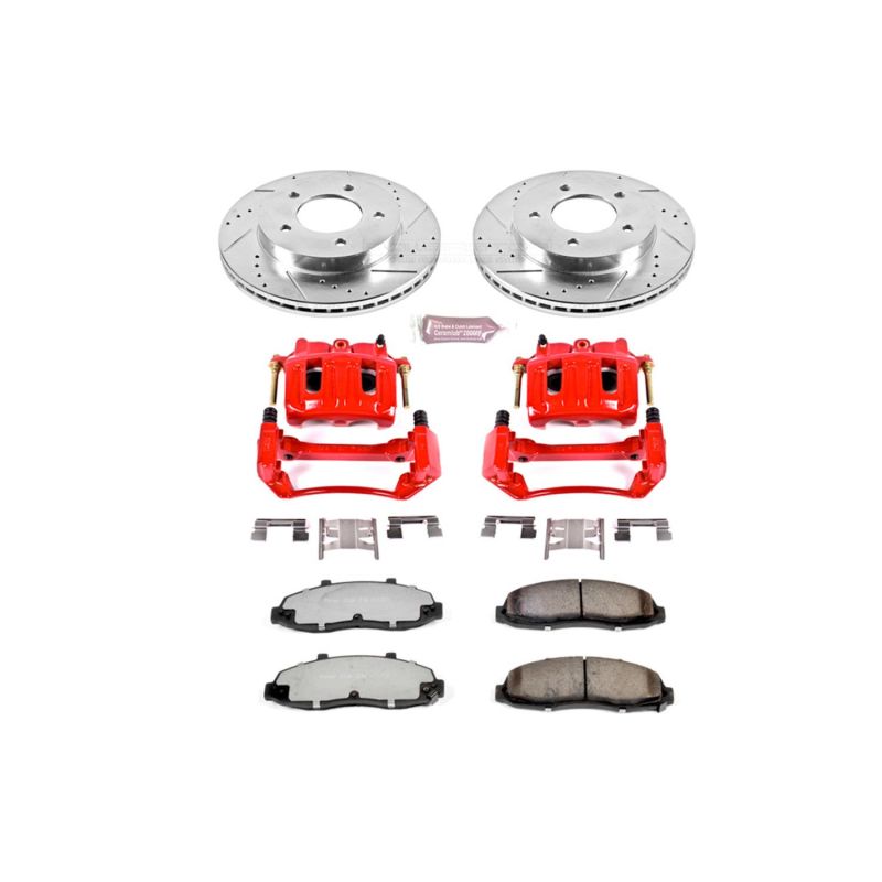 PowerStop PSB Z36 Truck & Tow Kit w/Cals Brakes, Rotors & Pads Brake Kits - Performance D&S main image